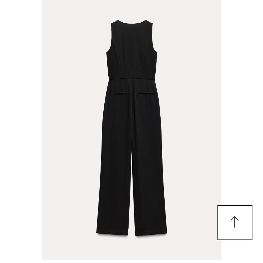 NEW  WITHOUT TAG ONE ZARA ASYMMETRIC VEST
JUMPSUIT SIZE S and L 
🚨NO DISCOUNT - Picture 8 of 11